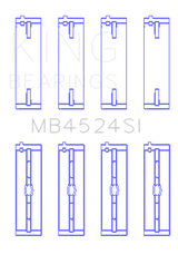 King Bearings Nissan VR38DETT VQ35HR VQ37HR Performance Crankshaft Main Bearings (Size +0.25)