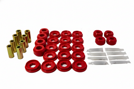 Energy Suspension 8.3148R red rear control arm bushing set for Toyota 4Runner and Lexus GX460