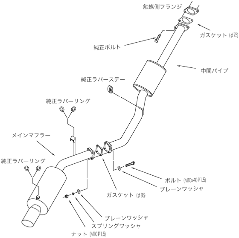 HKS SILENT Hi-POWER TURBO E-JZA70 1JZ-GTE | 31019-AT004