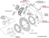 Wilwood 17-21 Can-Am X3RS 6-Piston Rear Kit 11.25in - Anodized