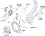 Wilwood 140-18028 front brake kit installation diagram
