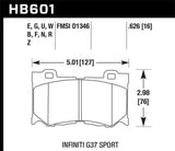 Hawk DTC-60 Race Front Brake Pads | HB601G.626