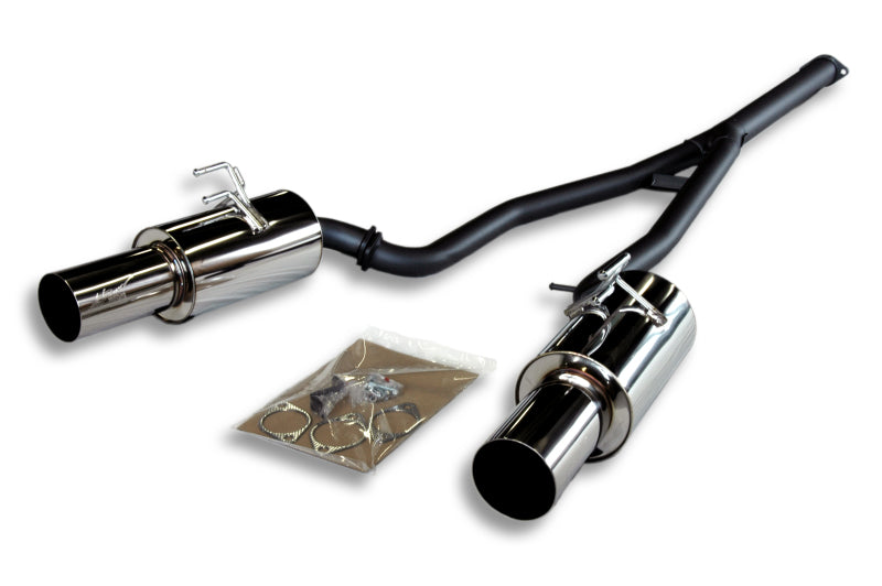 HKS 08-09 Evo 10 Hi-Power Dual Tip Catback Exhaust | 31008-BM001