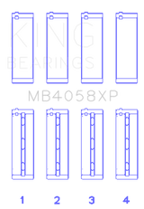 King Nissan VQ35DE (Size STDX) Performance Main Bearing Set