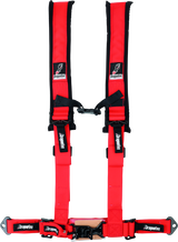 DragonFire Racing Harness- H-Style- 4-Point- 2in Buckle- Red