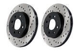 Centric 08-09 Lexus IS-F Drilled Rear Rotor