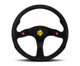 Momo MOD80 Steering Wheel 350mm Black Suede/Black Spokes