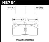 Hawk HPS 5.0 Performance Street Brake Pads | HB764B.628
