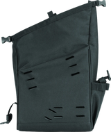 Kuryakyn Hoodrat universal motorcycle bag rear view with top opened