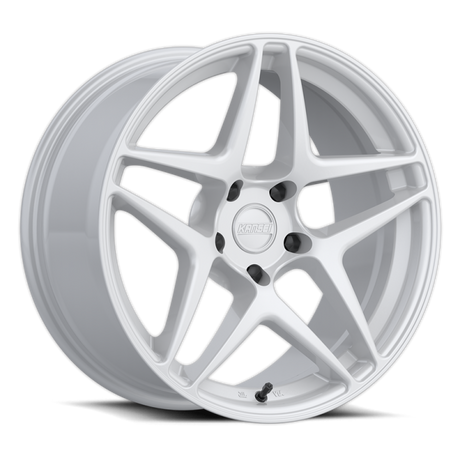 Kansei K15W Astro Gloss White 18x9 +22 wheel 5x114.3