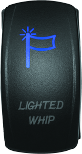 DragonFire Racing Lighted Switch Whip On/Off Blue