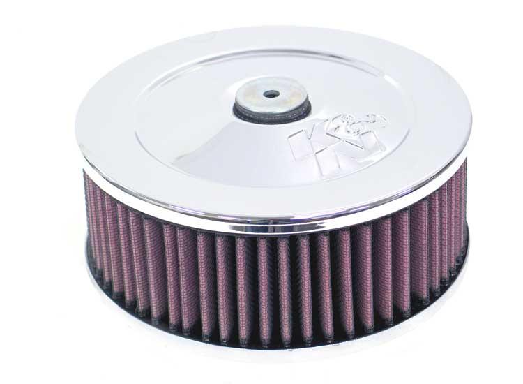 high flow round air cleaner assembly washable filter