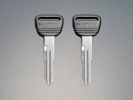 Genuine Honda OEM 90s blank key set – front view