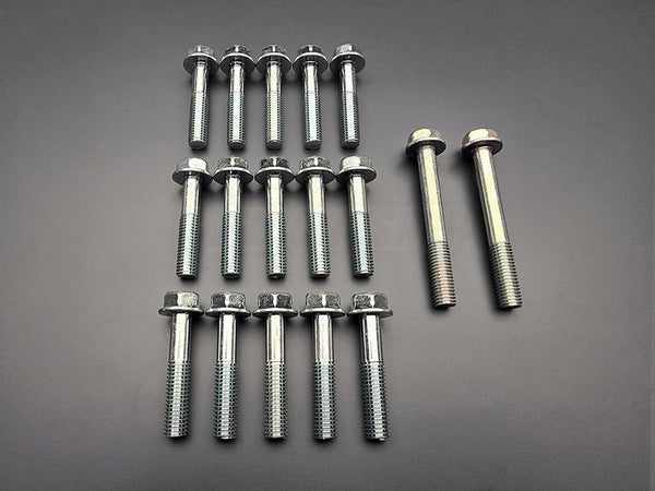 OEM Honda K20 Transmission Bell Housing Bolt Kit (17pcs) – K20A2 K20A3 K20Z1 K20Z3