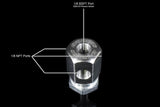 K-Tuned Oil Pressure Sensor Adapter 1/8 BSPT thread with 1/8 NPT ports