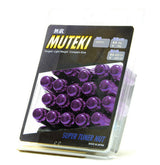 Wheel Mate Muteki Closed End Lug Nuts - Purple 12x1.50