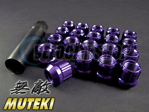 Wheel Mate Muteki Open End Lug Nuts - Purple 12x1.25