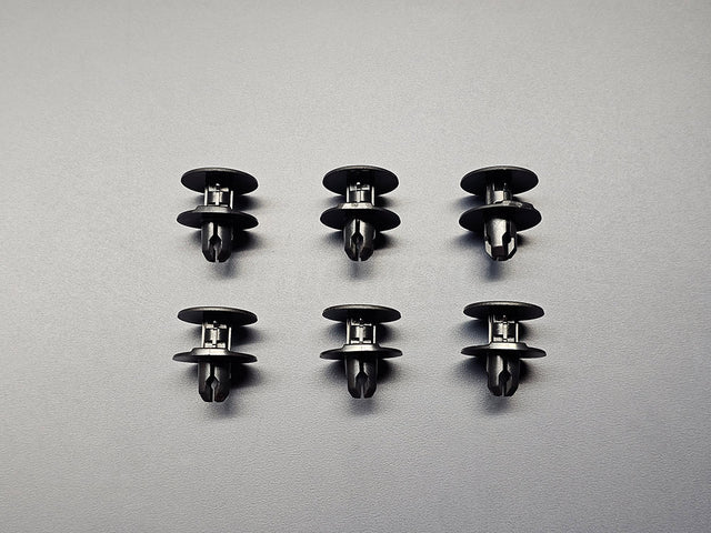 OEM Honda front fender retainer clips 20mm flange - 6 pieces