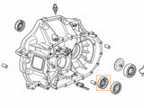 oem honda K24a2 mainshaft seal diagram 91216-PG1-005