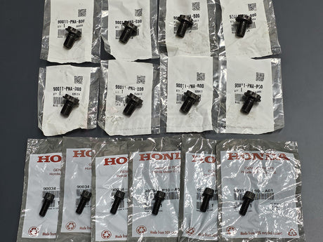 OEM Honda Flywheel and Clutch Pressure Plate Bolts K20A2 K24A2 K20Z1 K20Z3