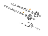 Honda camshaft key 90741-657-000 location diagram view