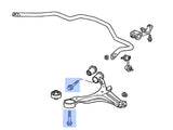 OEM Honda Civic Si EP3, Acura RSX Front Lower Control Arm Bolts Diagram Velocityshop