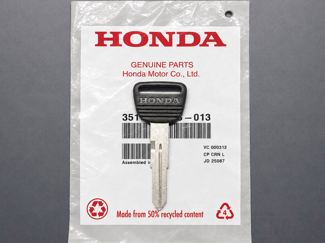Genuine OEM Honda 90s blank key for Civic CRX and del Sol