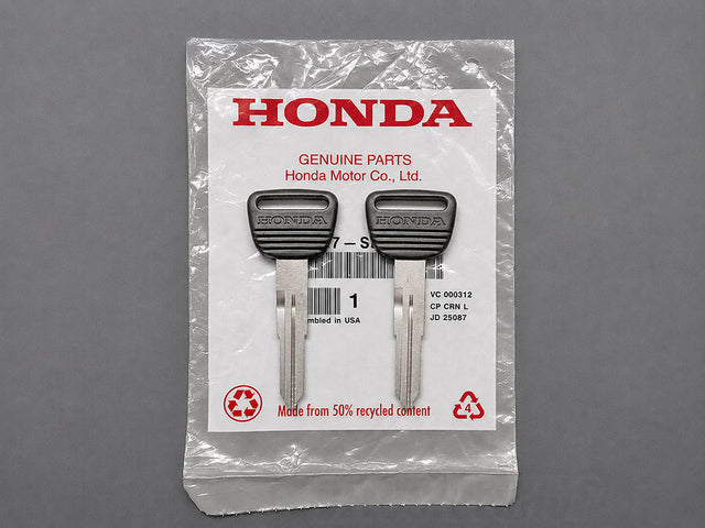 Genuine OEM Honda 90s blank key set for Civic CRX and del Sol