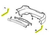 OEM Rear Bumper Spacer for 07-11 Civic Si 4 door sedan (Left, Right)
