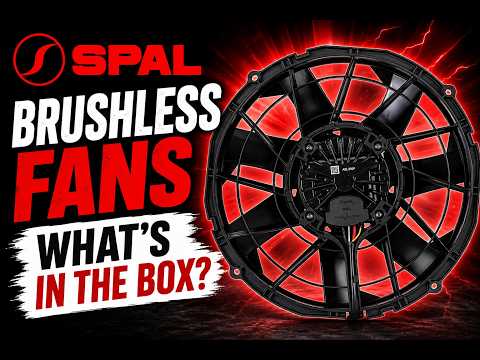 SPAL BEAST 3700 19-inch 850-watt flush-mount brushless cooling fan promo video