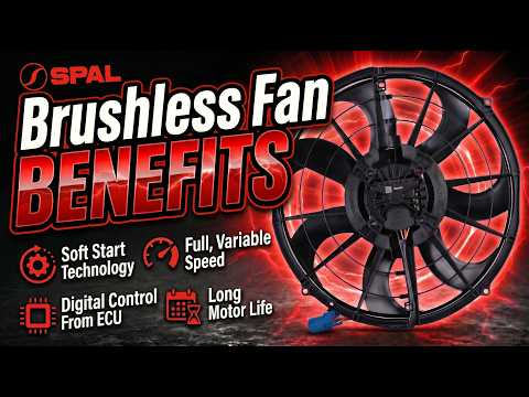 SPAL BEAST 3700 19-inch 850-watt flush-mount brushless cooling fan - Benefits Video