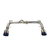 Remark 22-23 Subaru BRZ/Toyota GR86 Axle Back Exhaust w/ Burnt Stainless Single Wall