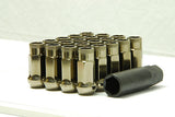 Wheel Mate Muteki SR48 Open End Lug Nuts - Titanium 12x1.25 48mm