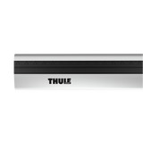 top view of Thule WingBar Edge aluminum roof bar with WindDiffuser strip
