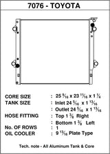 CSF 06-14 Toyota FJ Cruiser 4.0L / 03-09 Toyota 4Runner 4.0L / 2010 Toyota 4Runner 2.7L Radiator