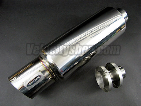 Blox Universal Stainless Steel Street Muffler 76.2mm / 3 inch