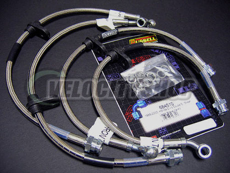 Russell Stainless Brake Hoses for 99-00 Civic Si EM1