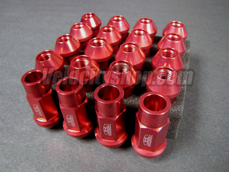 Blox Lug Nuts 20 pcs Red 12 x 1.25 WRX G35 350Z 370Z