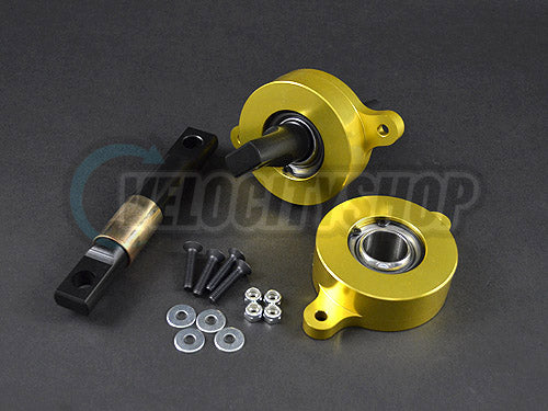 Blox Spherical Trailing Arm Bushings Gold 88-00 Civic 94-01 Integra