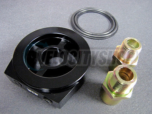 Blox Oil Filter Block Adapter Black