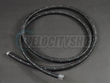 Russell ProClassic -6 AN Nylon Fiber Braided Black Hose 6 Feet Length