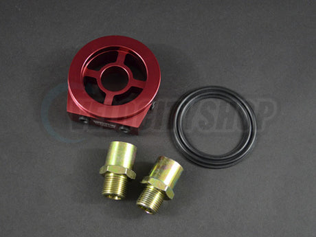 Blox Oil Filter Block Adapter Red