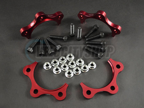 Blox Half Shaft Spacers S2000 Red