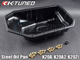 K-Tuned Steel Oil Pan w/ Bolts and Drain Plug RSX K20A K20A2 K20Z1