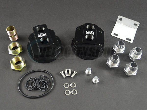 Blox Oil Filter Relocation Kit (Black)