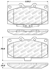 StopTech Performance 06-07 Subaru Impreza WRX/WRX STi Front Brake Pads