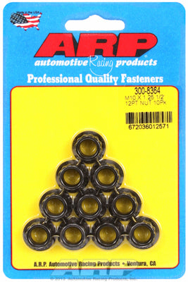 ARP M10 x 1.25 12pt Nut Kit (Pkg of 10)