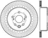 StopTech Slotted & Drilled Sport Brake Rotor Right Rear 13-14 Lexus GS300/350/400/430