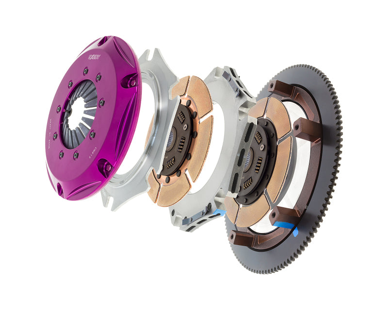 Exedy 2006-2006 Saab 9-2X Aero H4 Hyper Twin Cerametallic Clutch Sprung Center Disc Push Type Cover | FM032SD