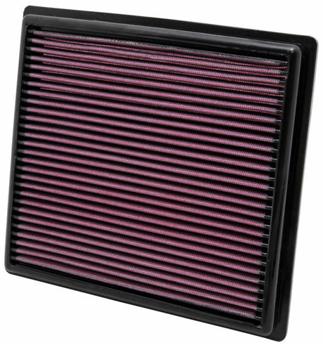 Washable K&N 33-2443 drop-in engine air filter for Lexus RX350 and Toyota models